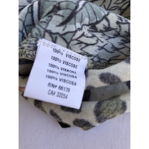 ANTHROPOLOGIE $98 Blank London Sibley Leopard Floral Ruffle Top Size XSmall - Picture 8 of 10